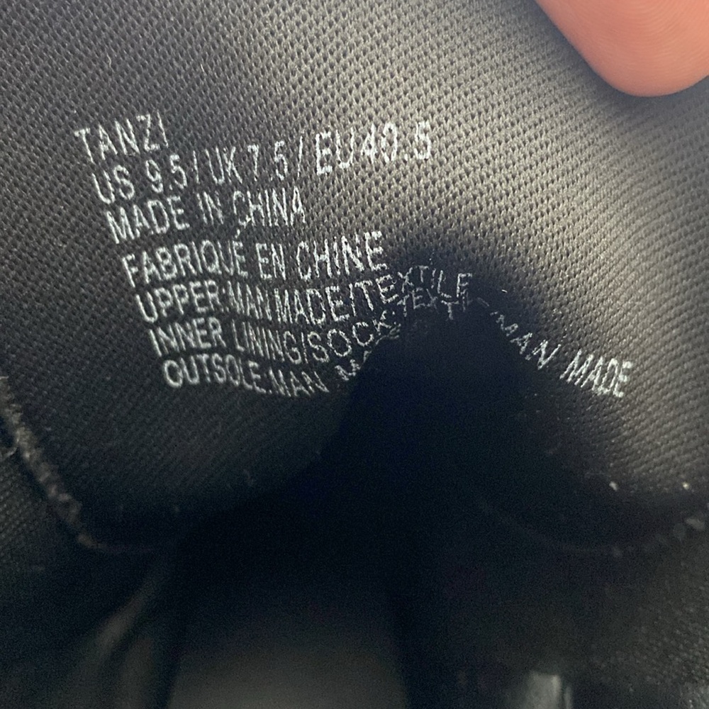 JF "TANZI" Black Combat Boots Size 9.5 - Picture 8 of 11